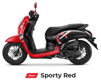 Scoopy Sporty Red New