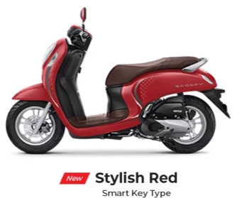 Scoopy Stylish Red New