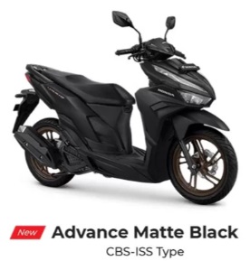 Vario125 Advance Matte Black New