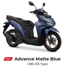 Vario125 Advance Matte Blue New