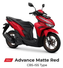 Vario125 Advance Matte Red New